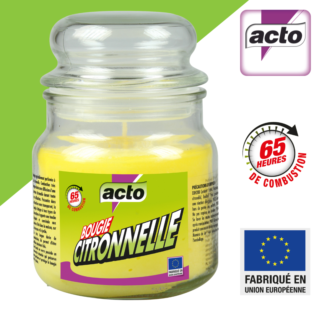 Acto - Bougie en pot en verre - 65h - Image 1