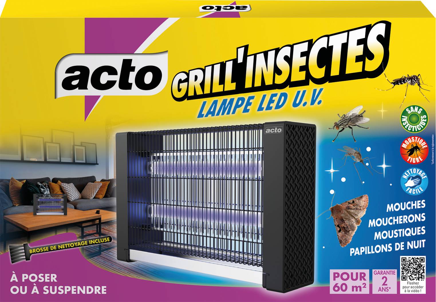 Acto - GRILL INSECTES GRAND FORMAT LAMPE U.V. - Image 2