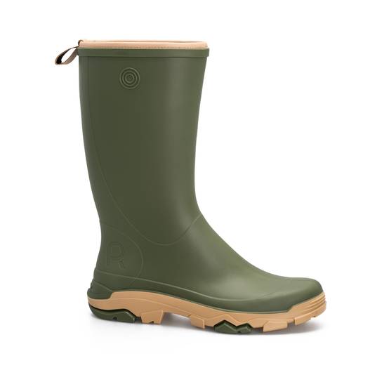 Rouchette - Botte en pvc bio sourcé Remoove fourrée kaki Taille 42/43- Rouchette
