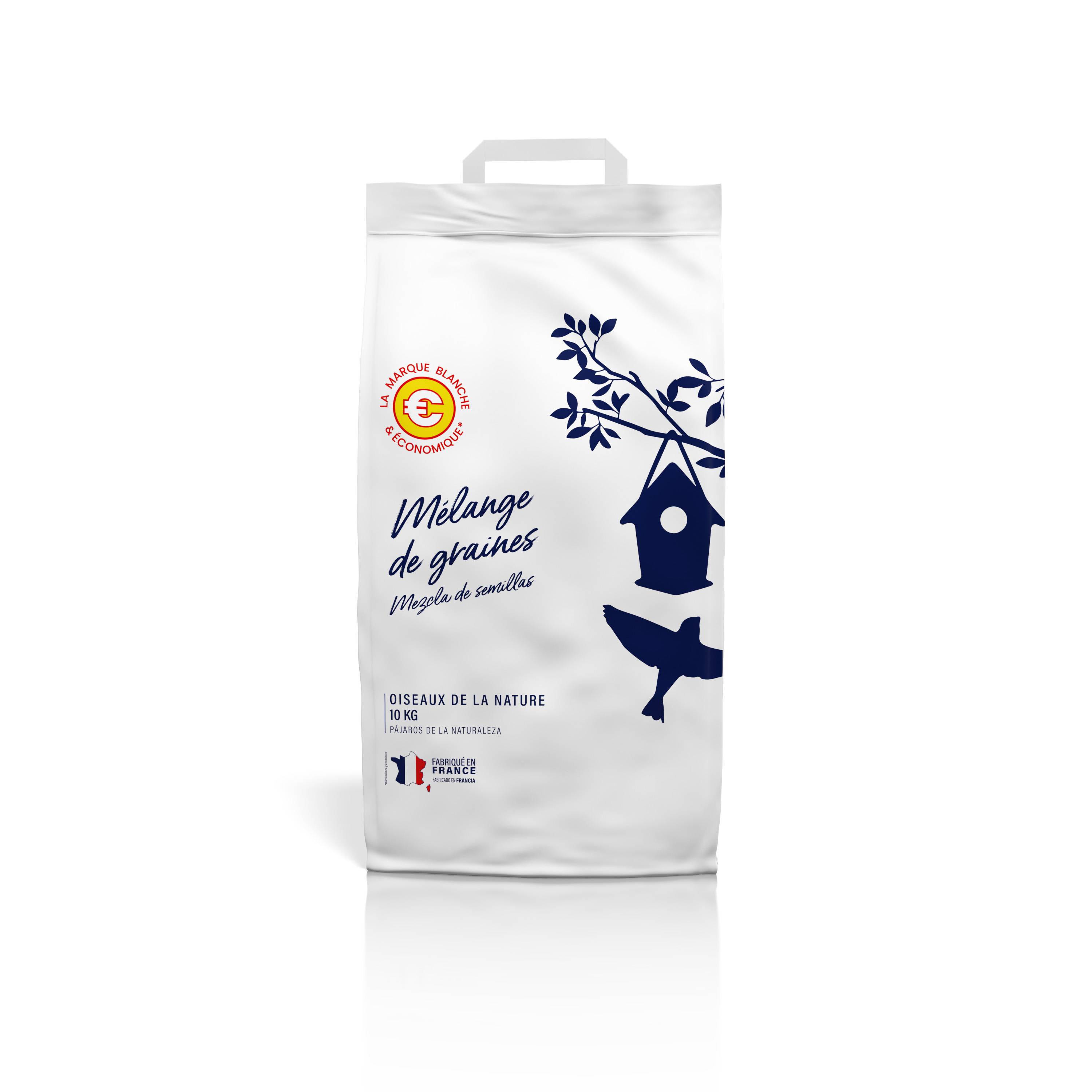 Marque Blanche et Economique - Mélange de graines 10 kg - Image 1