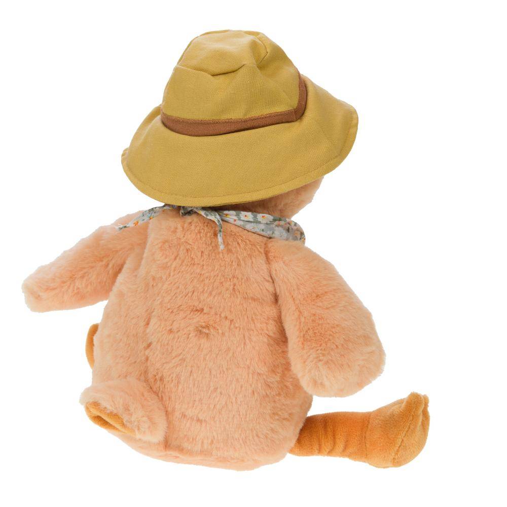 No Name - Peluche Justin le poussin polyester orange L.35 cm l.21 cm H.25 cm
