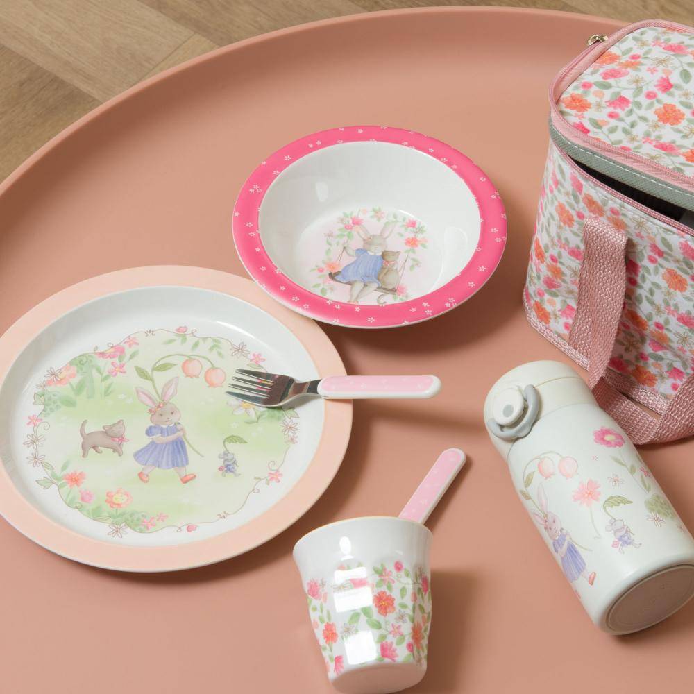 No Name - Coffret repas enfant plastique multicolore L.9 cm l.24 cm H.27 cm Ombeline - Amadeus - Image 1
