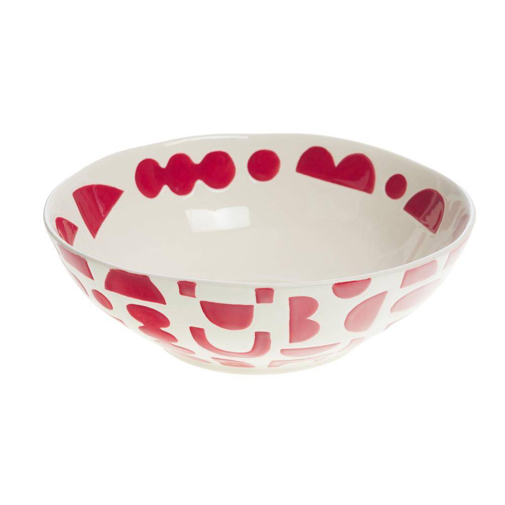No Name - Saladier Ohana en grès rouge L.23 cm H.22.8 cm - Amadeus - Image 2