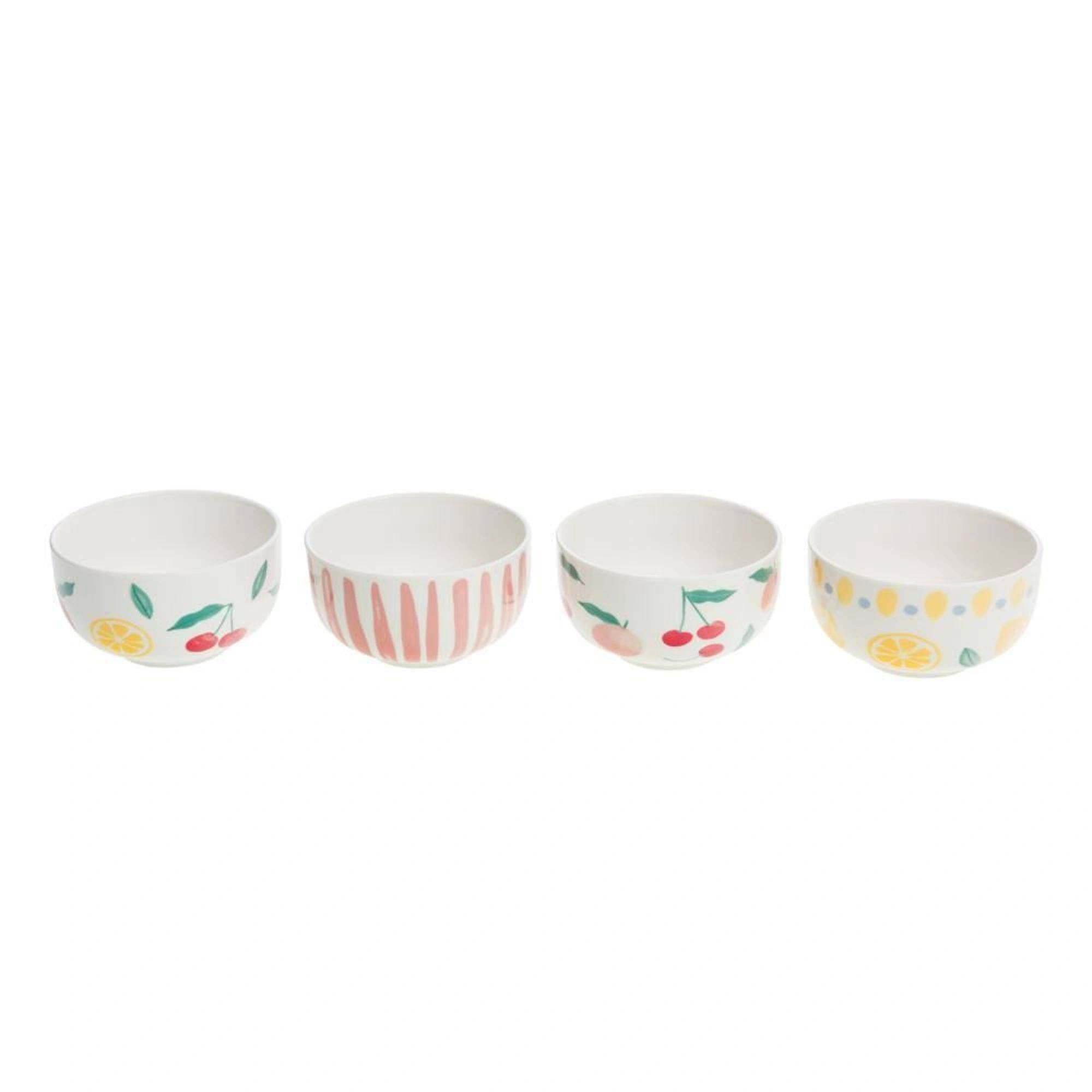 No Name - Coffret de mini bols Fruty porcelaine multicolore Ø11 cm H.6 cm - Amadeus - Image 2