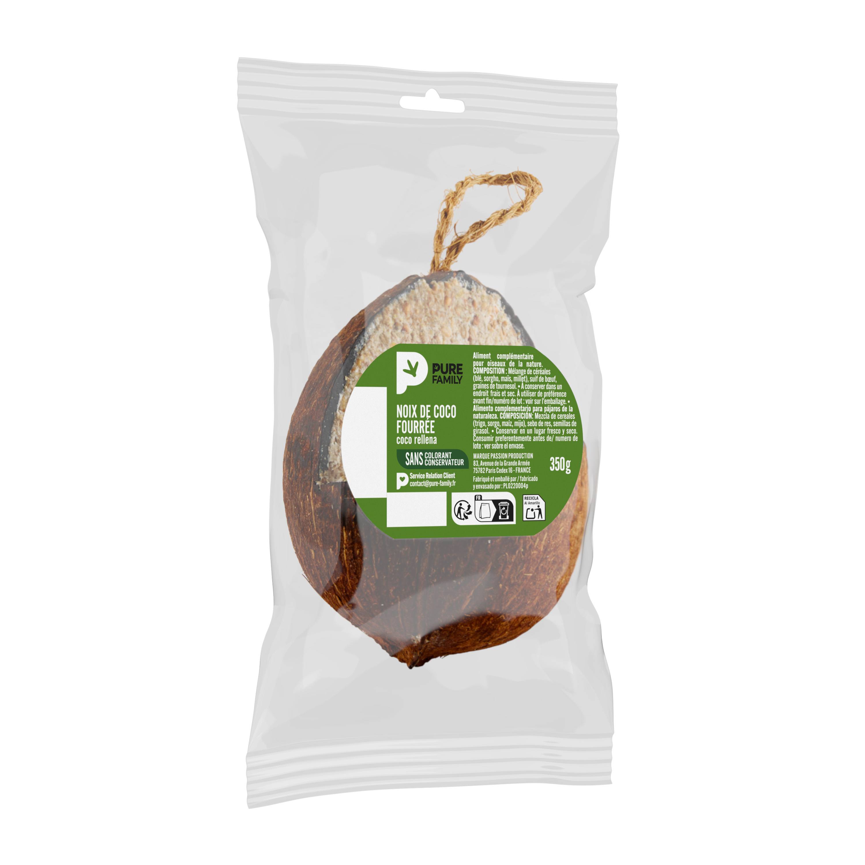 Pure Family - Noix de coco fourrée 350 g - PURE FAMILY