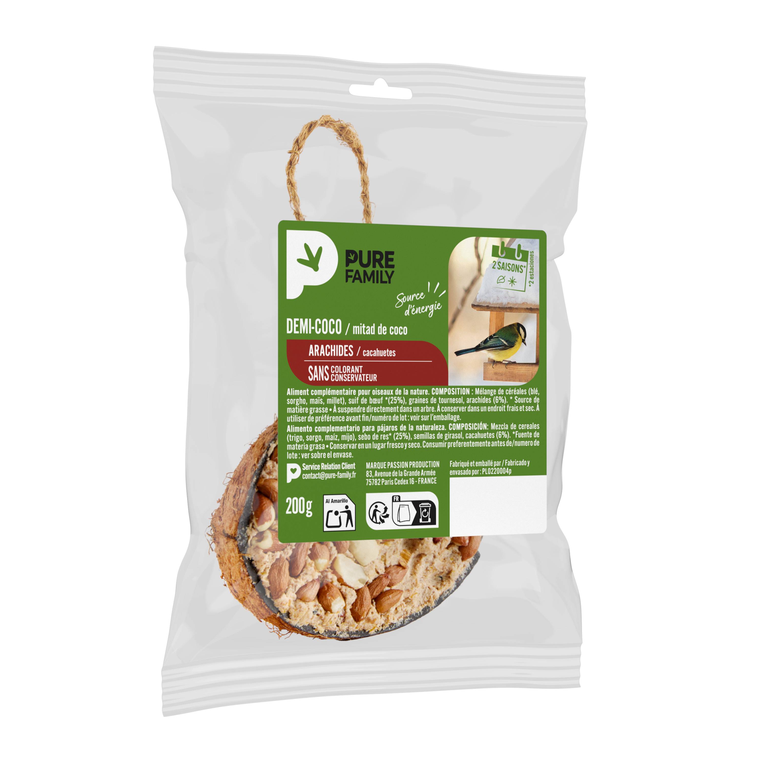 Pure Family - Demi coco Arachide 200 g - PURE FAMILY - Image 4