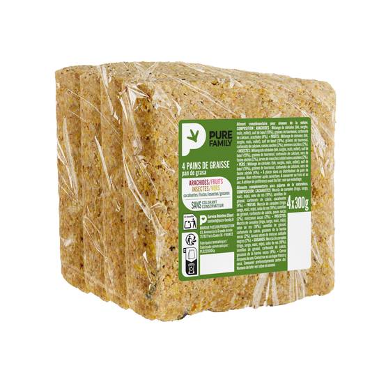 Pure Family - Lot de pain de graisse 300 g x 4 - PURE FAMILY - Image 4