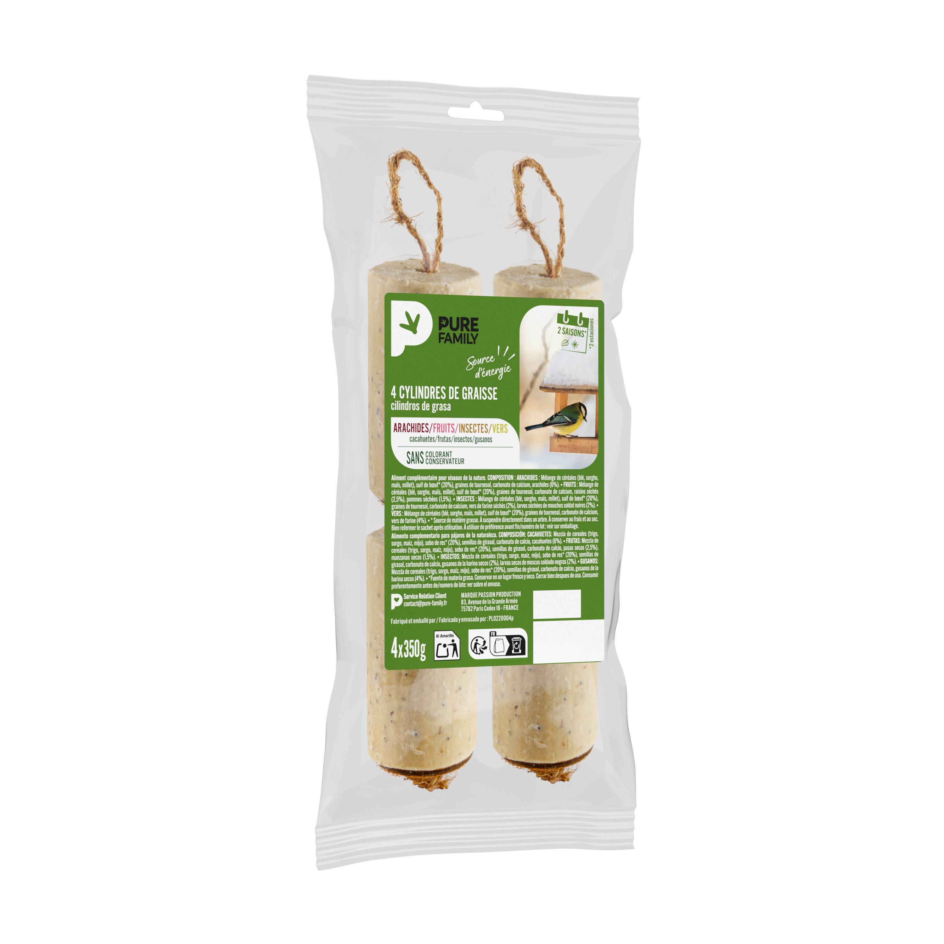 Pure Family - Lot Cylindre de graisse 350 g x 4 - PURE FAMILY - Image 2