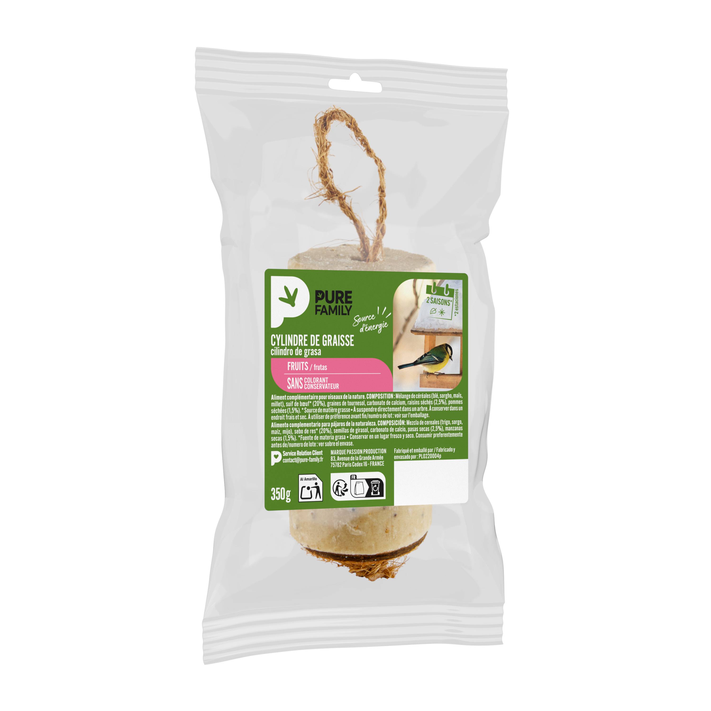 Pure Family - Cylindre de graisse Fruits 350 g - PURE FAMILY - Image 3