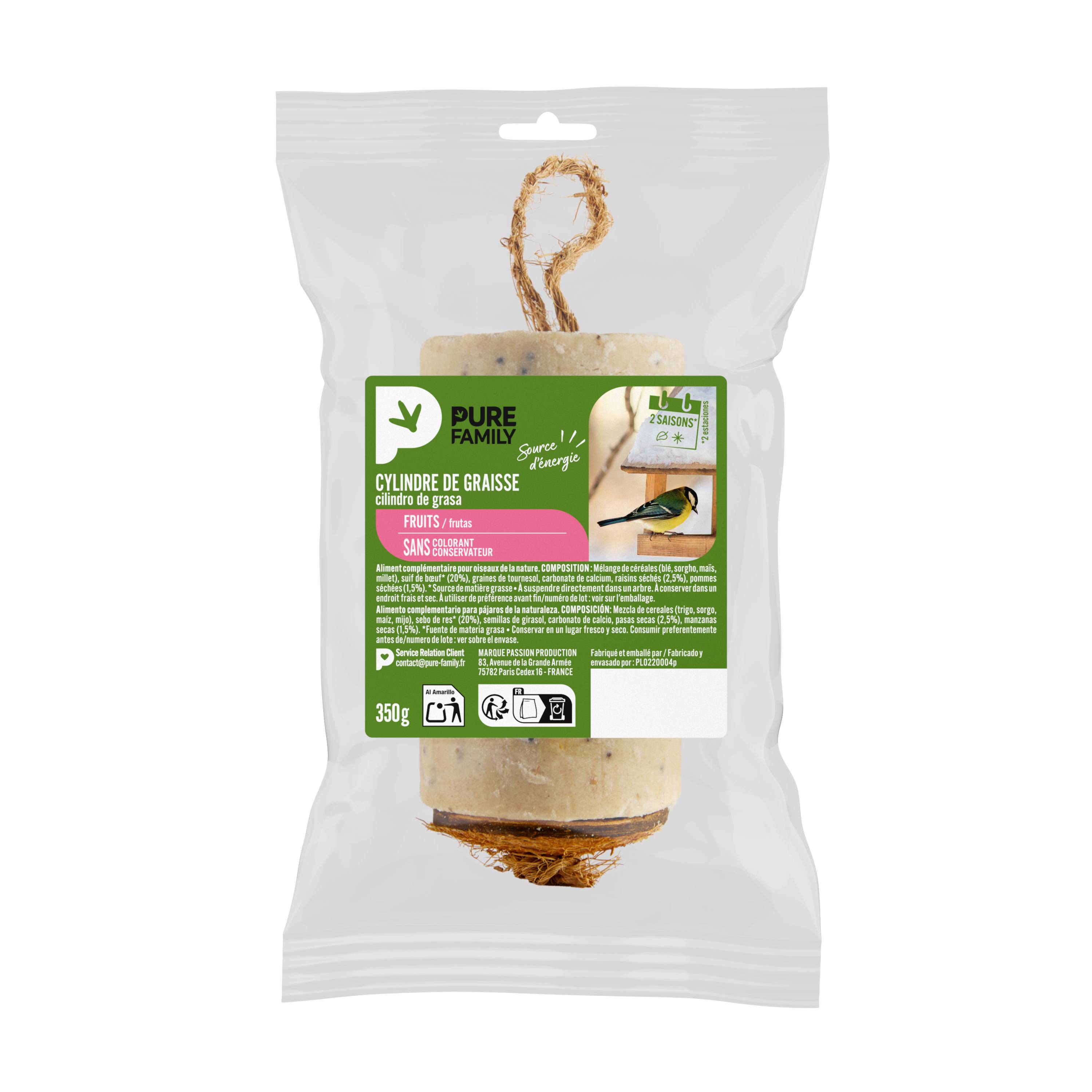 Pure Family - Cylindre de graisse Fruits 350 g - PURE FAMILY - Image 2