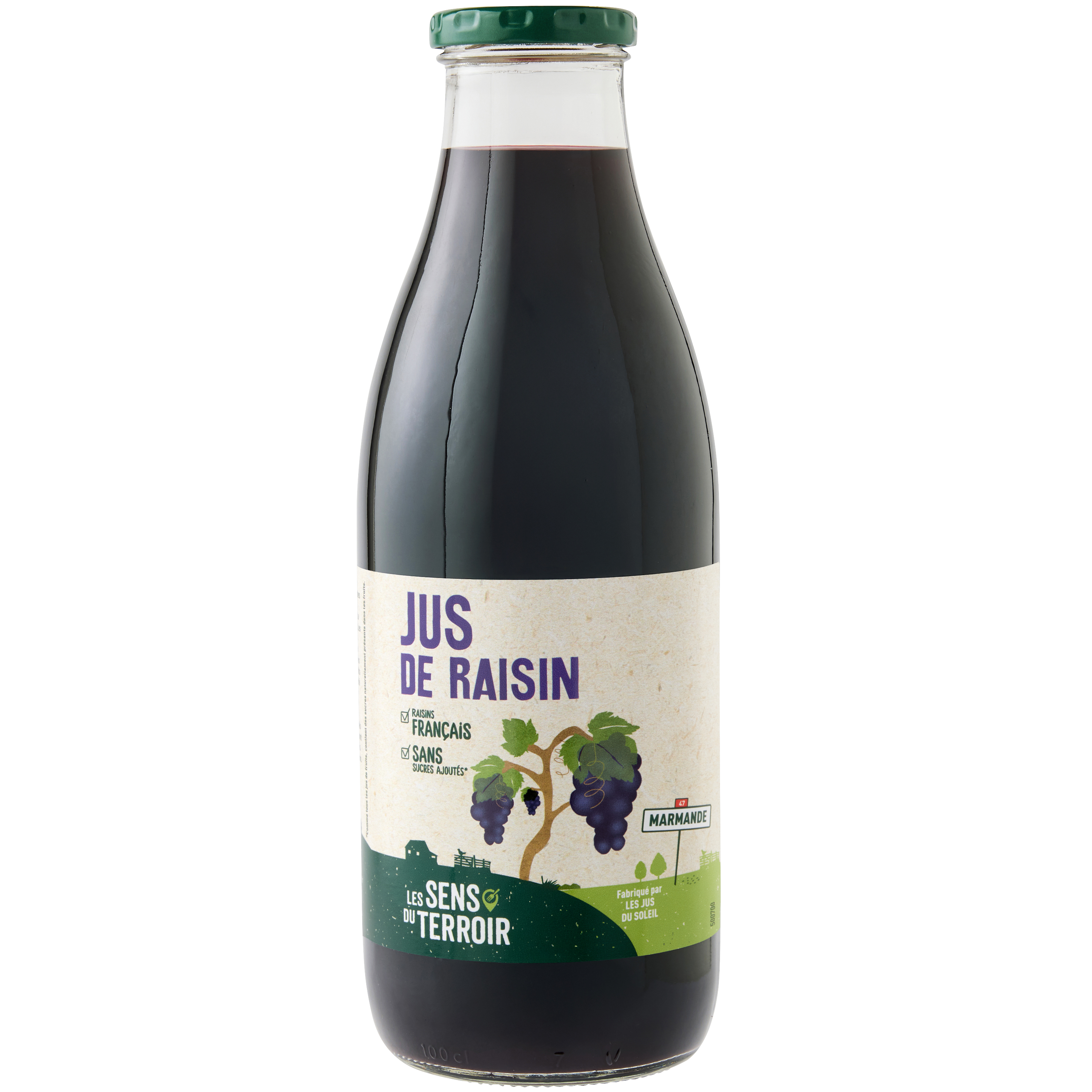 Les Sens du Terroir - Jus de raisin 1 L - Les Sens du Terroir - Image 1