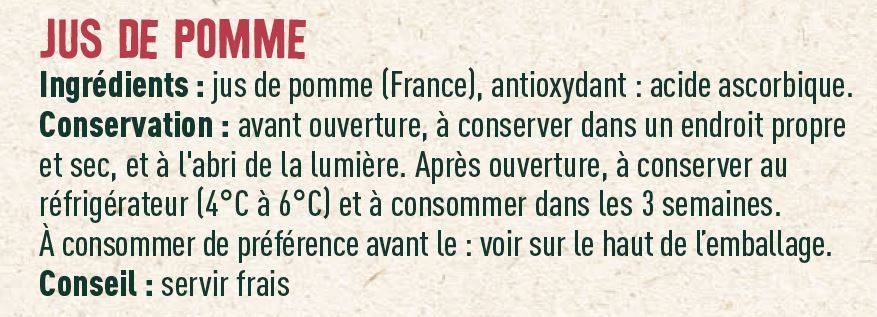 Les Sens du Terroir - Jus de pomme 3 L - Les Sens du Terroir - Image 3
