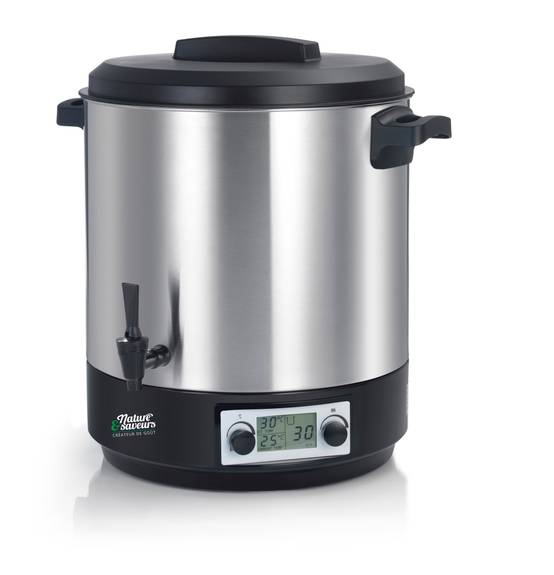 Nature Et Saveurs - Stérilisateur inox 31 L 8 bocaux de 1 L Nature & Saveurs - Image 1