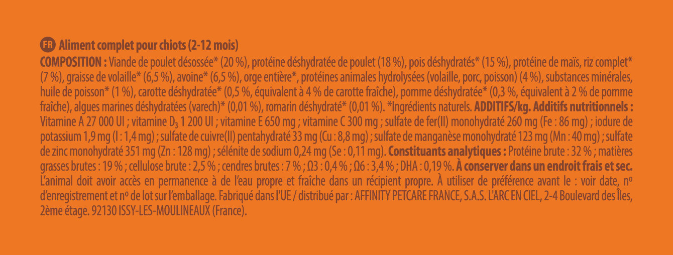 Croquettes pour chiot avec céréales saines medium maxi poulet 10 kg - Nature's Variety - Image 4