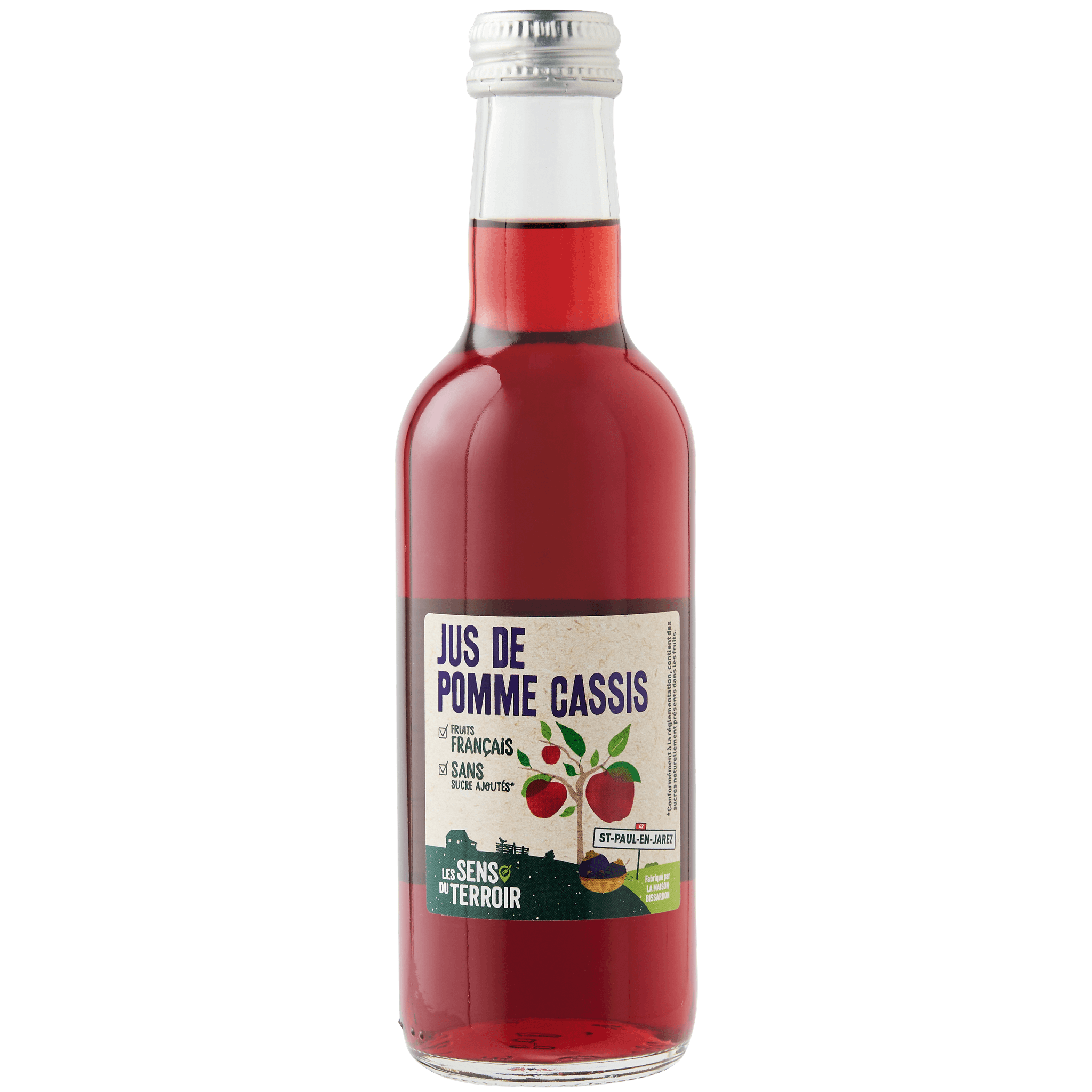 Les Sens du Terroir - Jus de pomme-cassis 25 cl - Les Sens Du Terroir - Image 1