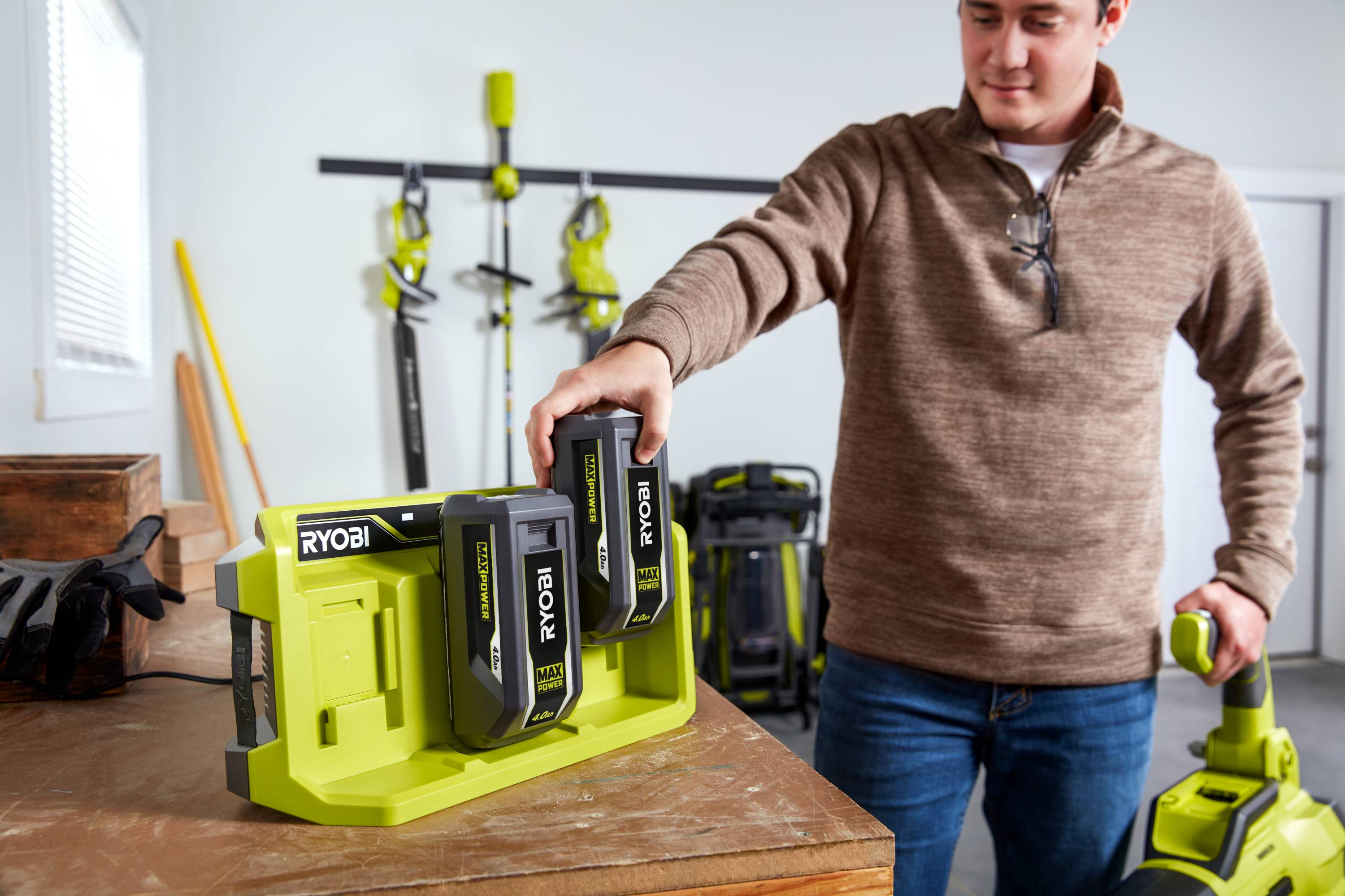 Ryobi - Chargeur 36V MAX POWER 3 ports - 4,0 A - Ryobi - Image 2