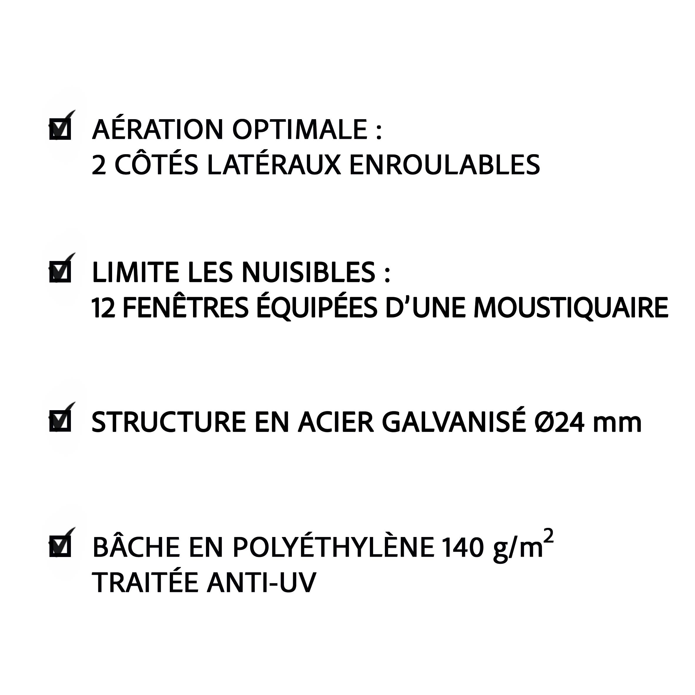 Invivo Nous On Sème - Serre tunnel de jardin 18m² - INVIVO Nous on sème - Image 7