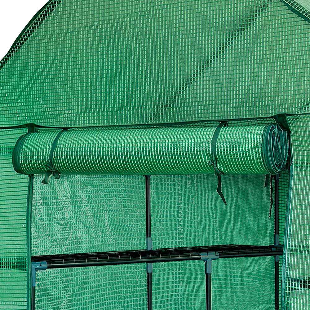 Invivo Nous On Sème - Serre de jardin 8 étagères 2m² - L. 1,43 x l. 1,43 x H. 1,95 m - INVIVO Nous on sème - Image 5