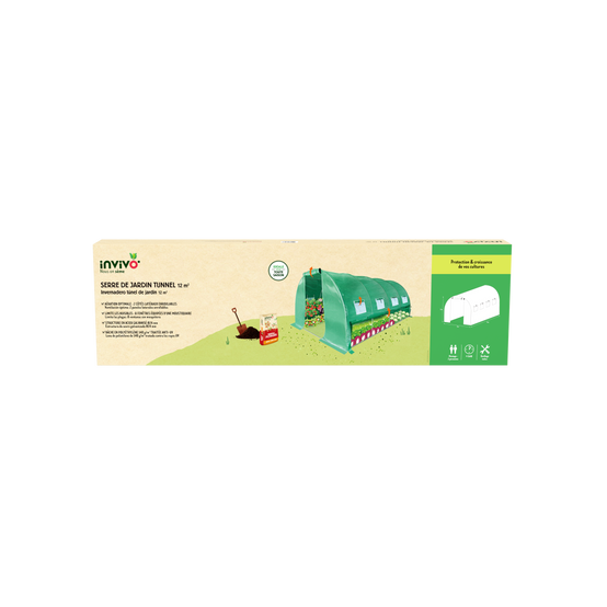 Invivo Nous On Sème - Serre tunnel de jardin 12m² - INVIVO Nous on sème - Image 4