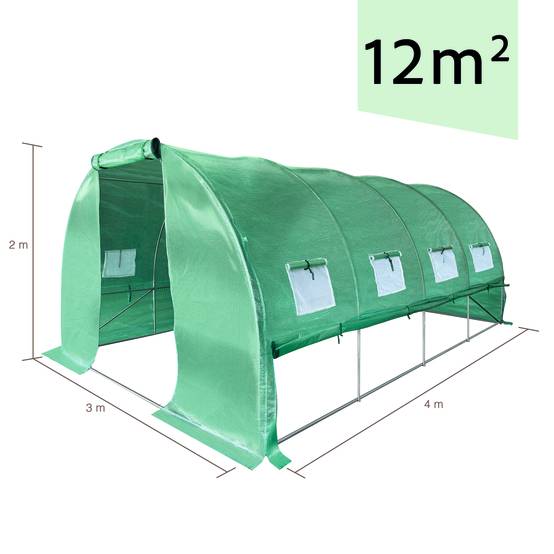 Invivo Nous On Sème - Serre tunnel de jardin 12m² - INVIVO Nous on sème - Image 6