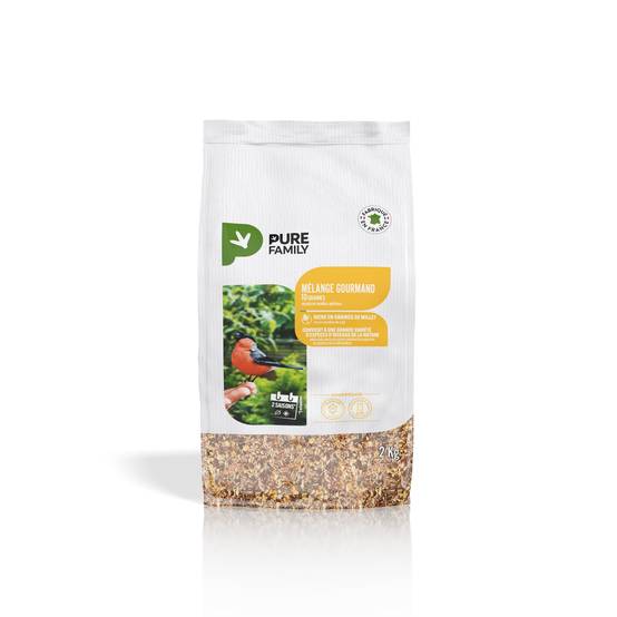 Pure Family - Mélange de graines Gourmand 2 kg - PURE FAMILY - Image 1