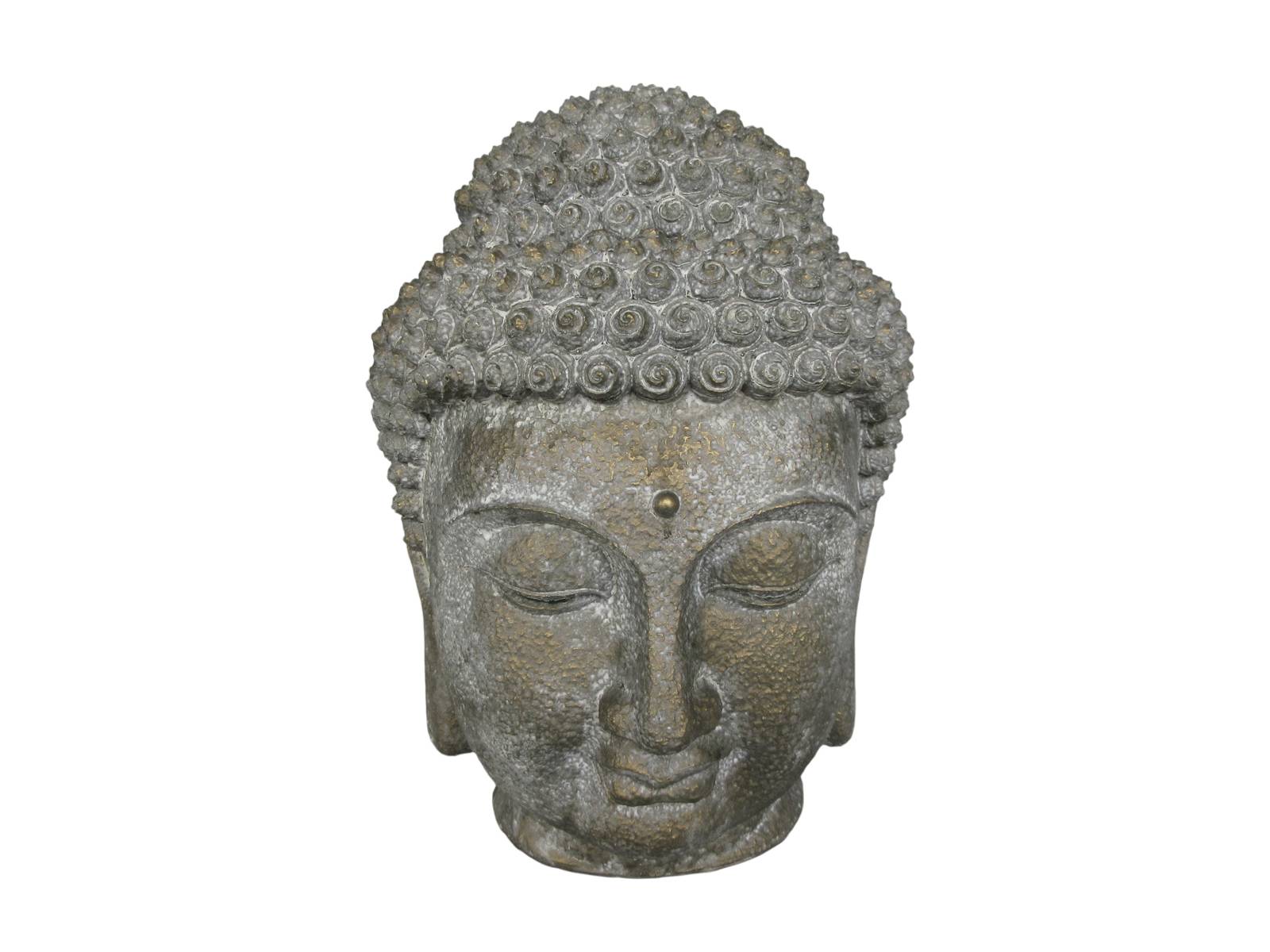 Ecloz - Statue de jardin tête de Bouddha - L. 31,5 cm - ECLOZ