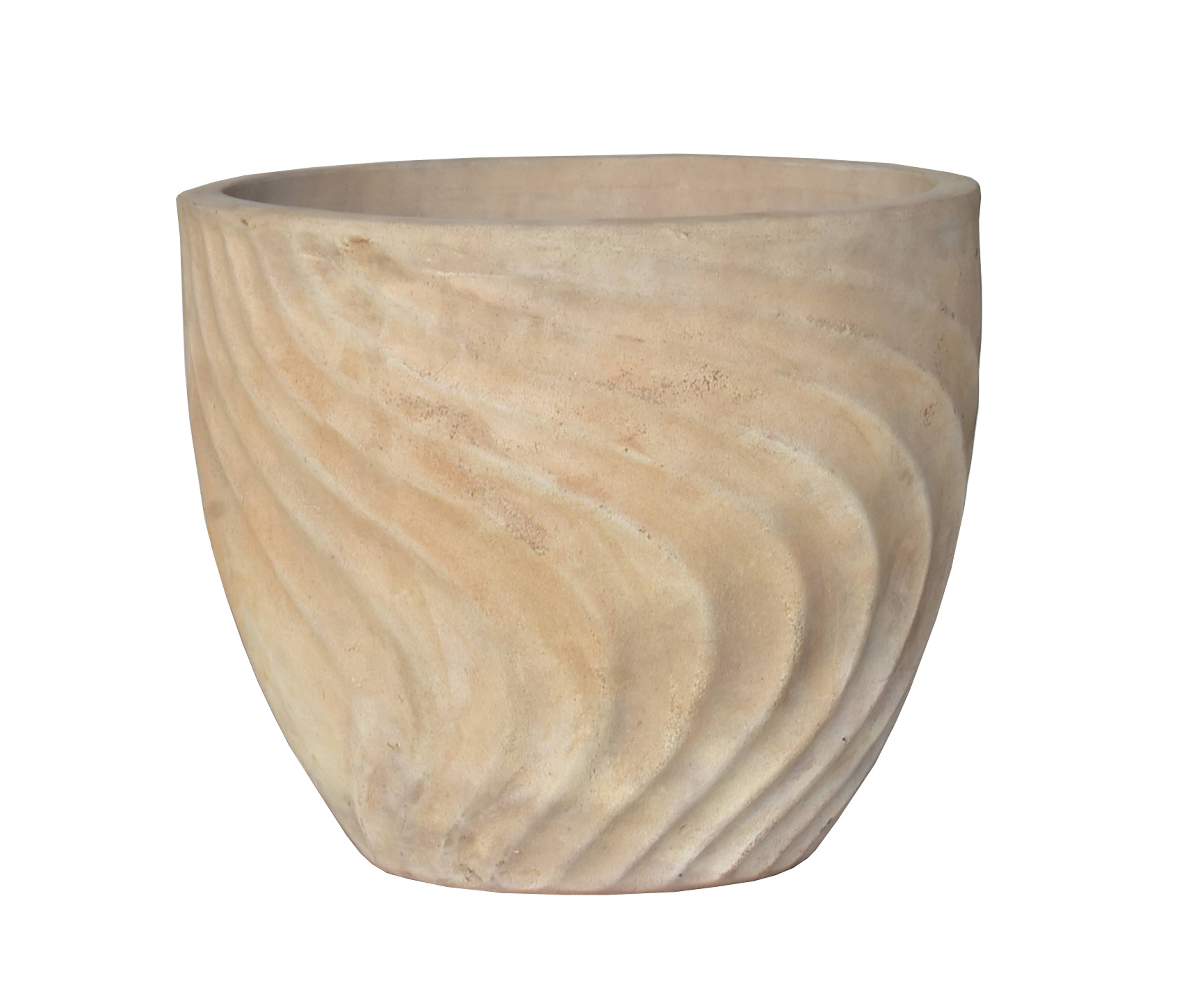Ecloz - Pot VAGUE en terre cuite - aspect antique - Ø 48 cm - ECLOZ