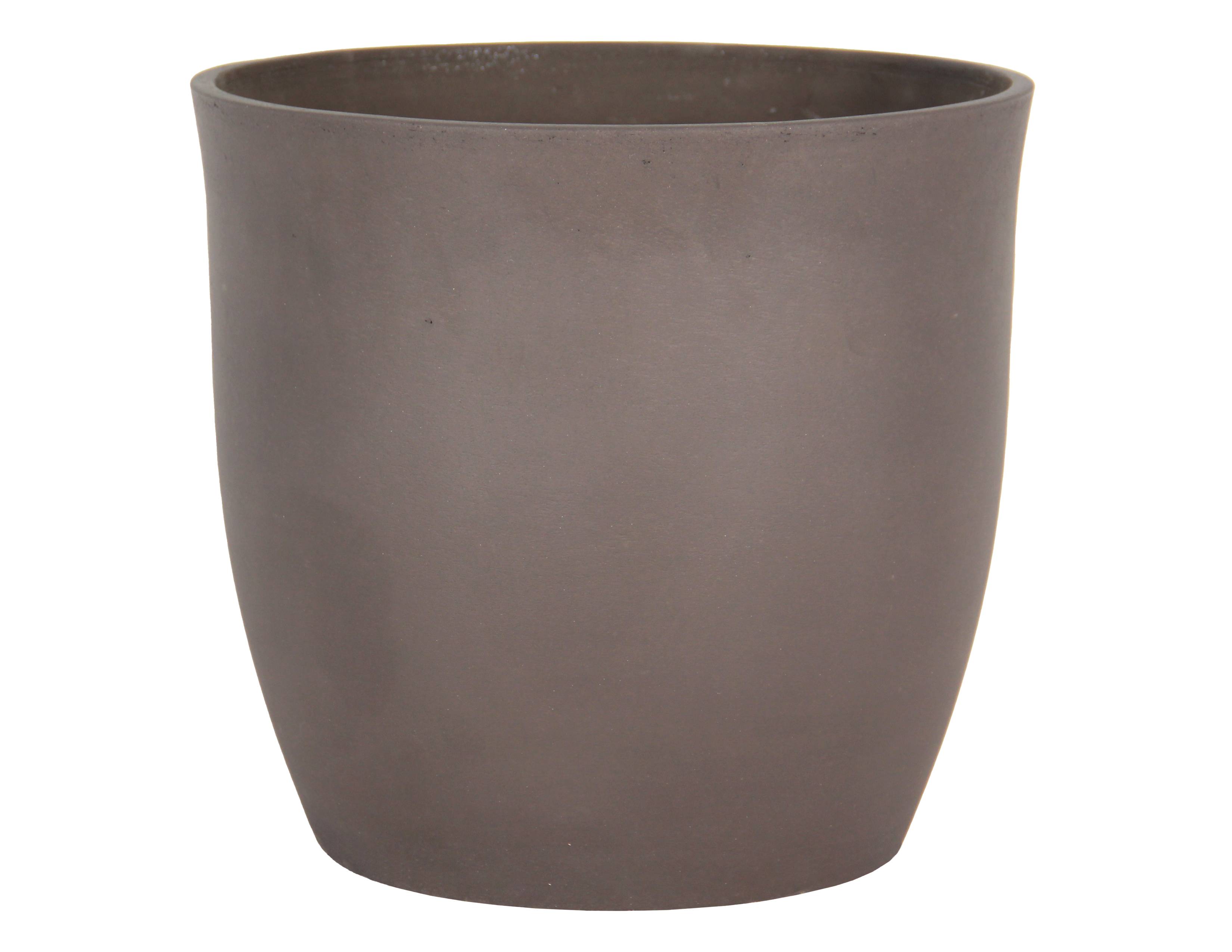 Ecloz - Pot TERRA en ciment - marron - Ø 36 cm - ECLOZ