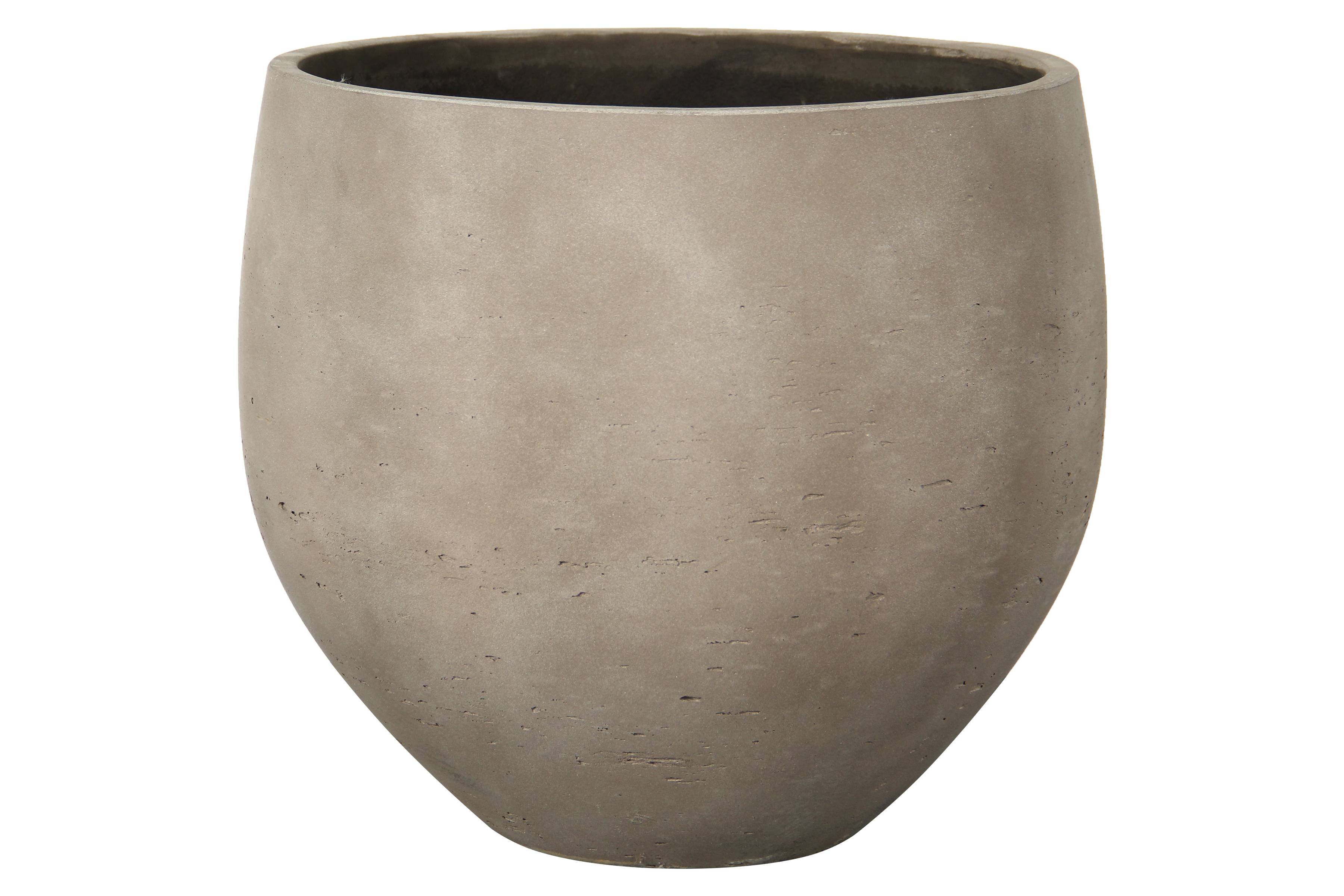 Ecloz - Pot boule TERRA en ciment - taupe - Ø 32 cm - ECLOZ