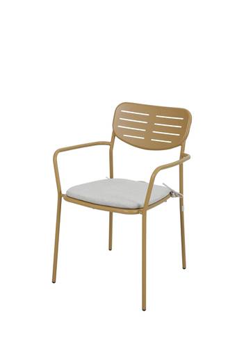 Ecloz - Fauteuil de jardin acier ocre Eze ECLOZ