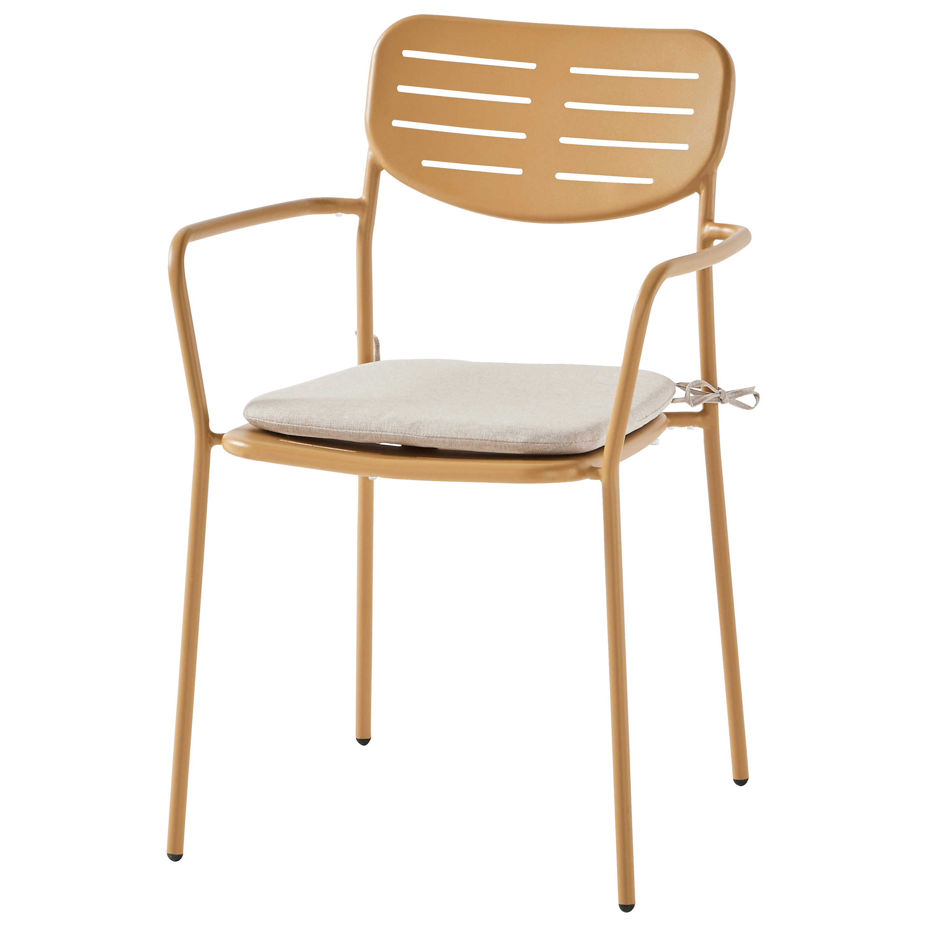 Ecloz - Fauteuil de jardin acier ocre Eze ECLOZ - Image 4