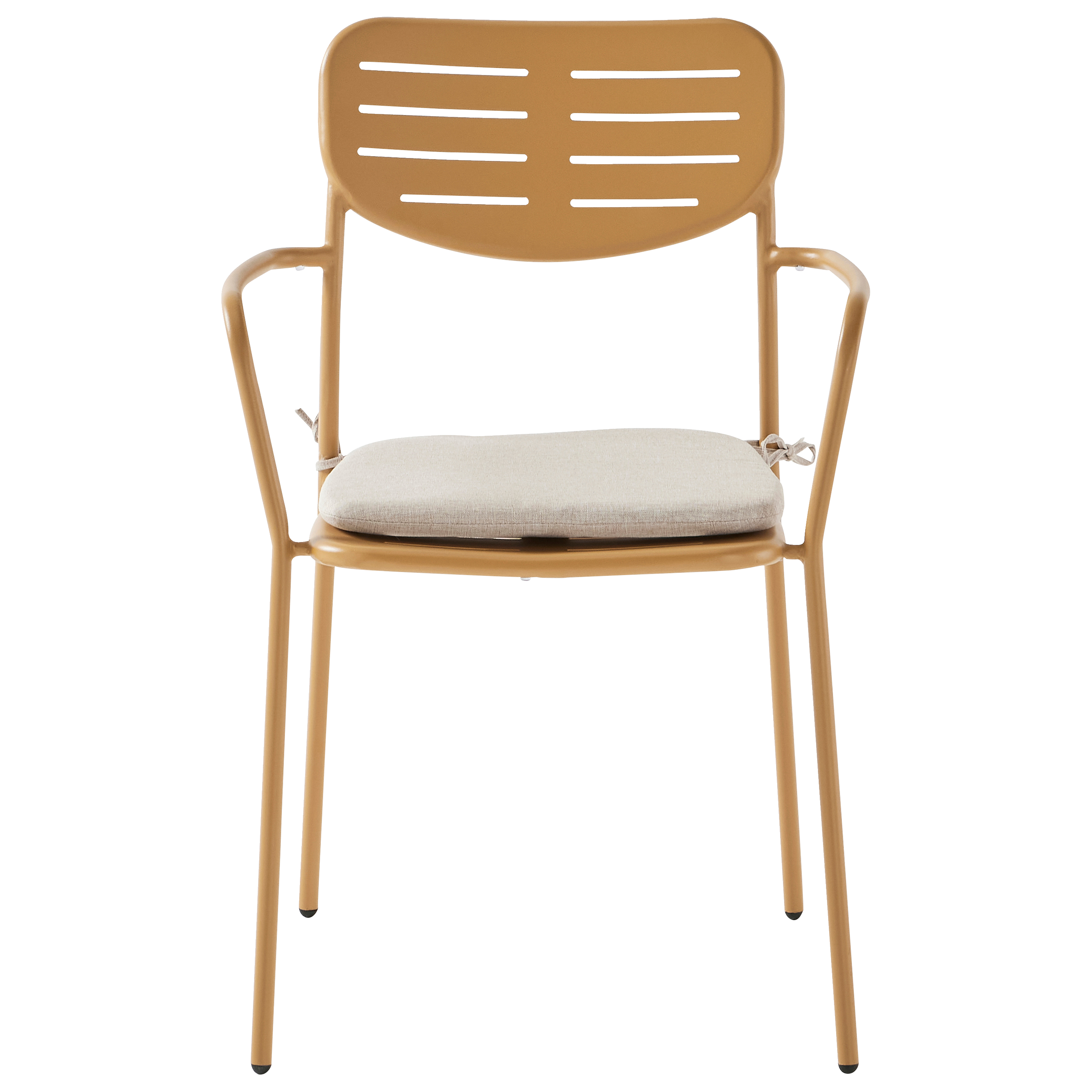 Ecloz - Fauteuil de jardin acier ocre Eze ECLOZ - Image 3