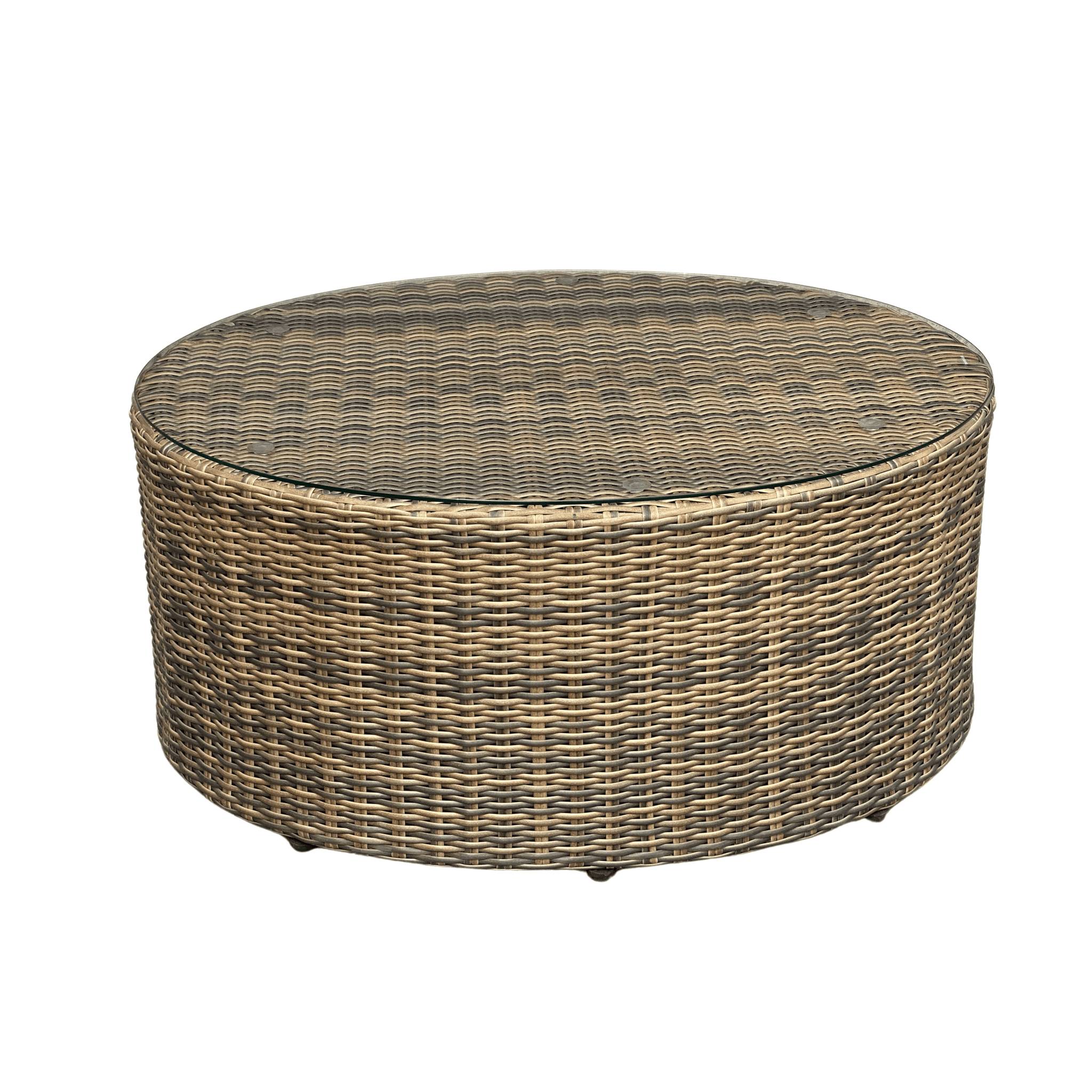 Ecloz - Table basse de jardin résine tressée Emmy ECLOZ