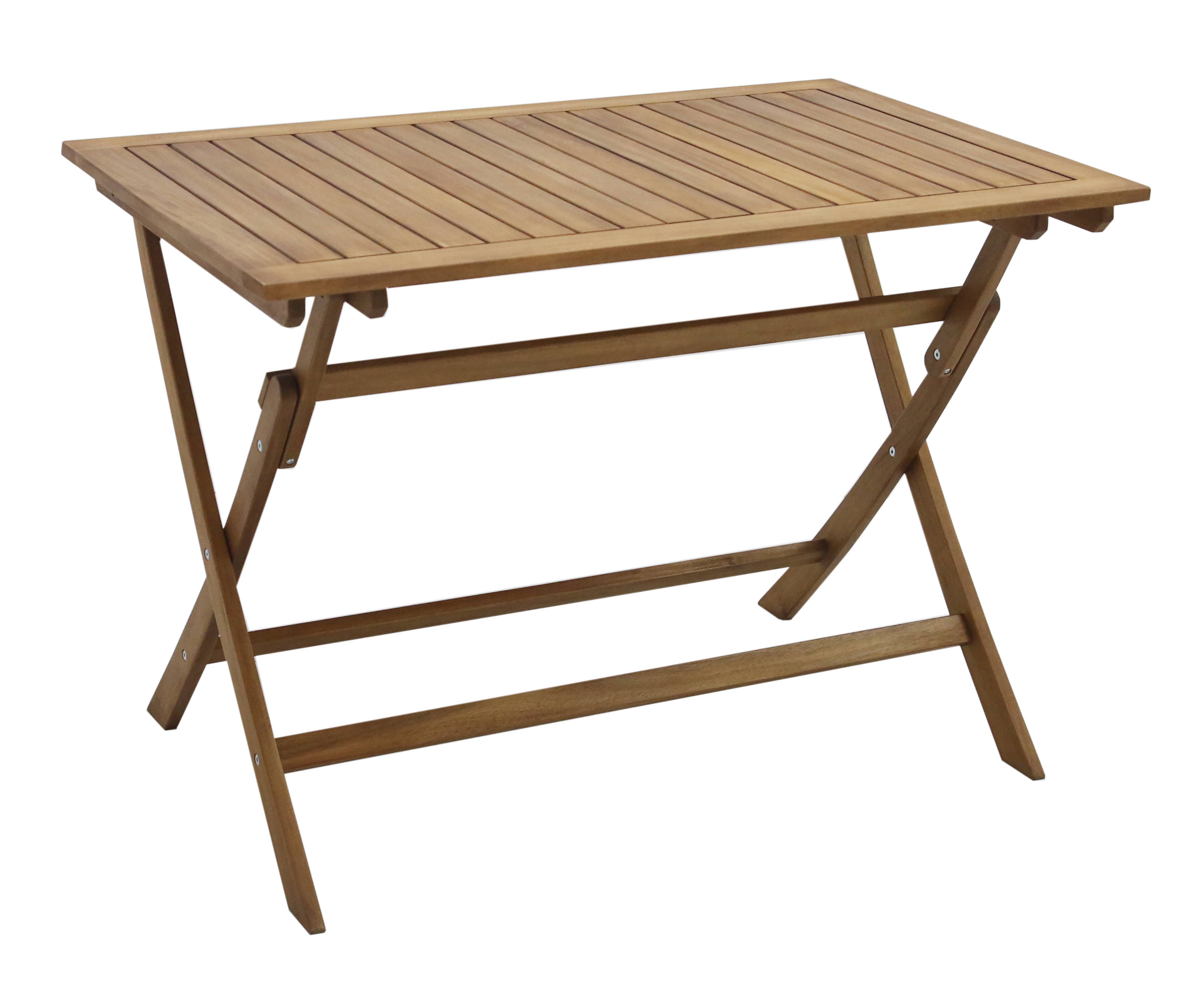 Ecloz - Table de jardin pliante rectangulaire bois 4 personnes Ferret - ECLOZ - Image 1