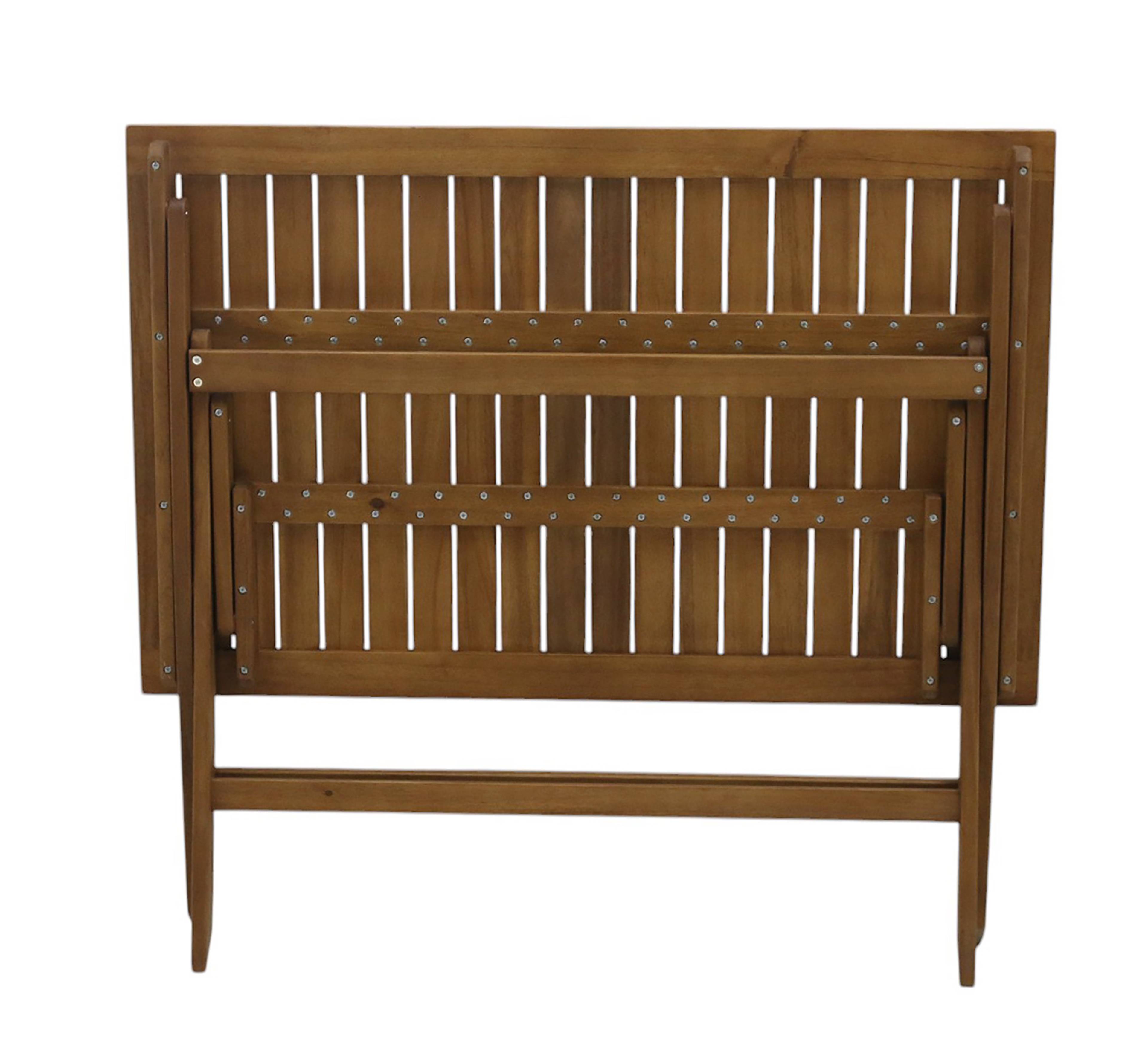 Ecloz - Table de jardin pliante rectangulaire bois 4 personnes Ferret - ECLOZ - Image 6