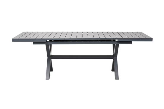 Ecloz - Table de jardin rectangulaire extensible 8/10 personnes anthracite Fargo ECLOZ - Image 3