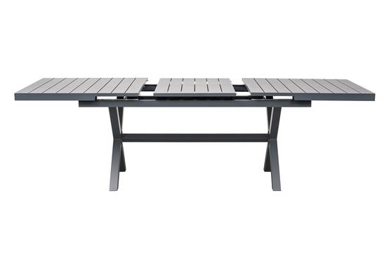 Ecloz - Table de jardin rectangulaire extensible 8/10 personnes anthracite Fargo ECLOZ - Image 4