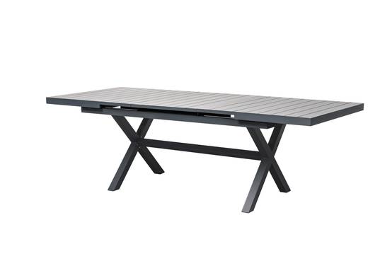 Ecloz - Table de jardin rectangulaire extensible 8/10 personnes anthracite Fargo ECLOZ - Image 5