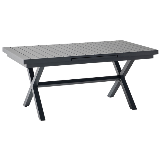 Ecloz - Table de jardin rectangulaire extensible 8/10 personnes anthracite Fargo ECLOZ - Image 1