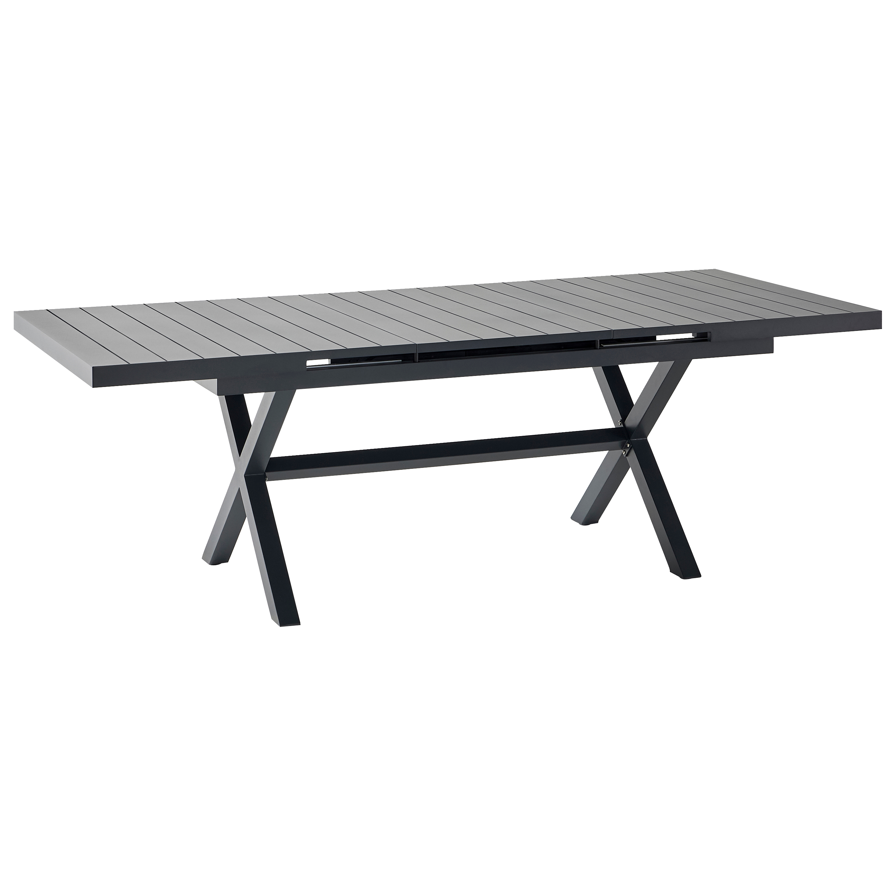Ecloz - Table de jardin rectangulaire extensible 8/10 personnes anthracite Fargo ECLOZ - Image 9