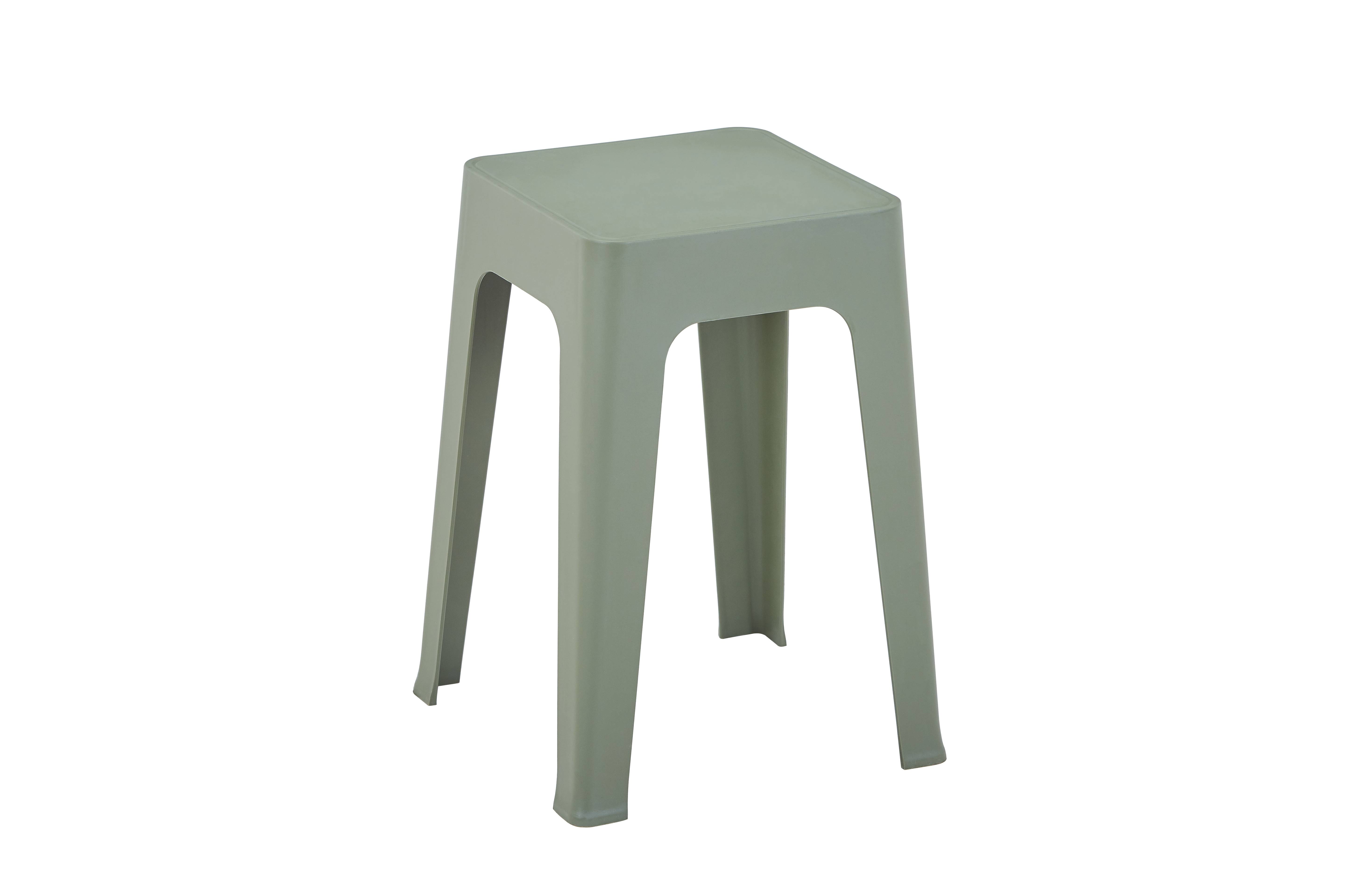 Ecloz - Tabouret de jardin résine kaki Feve ECLOZ - Image 2