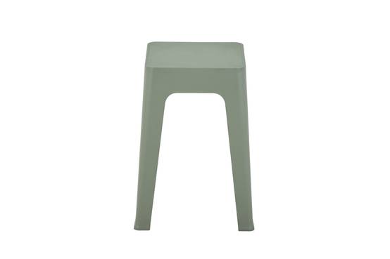 Ecloz - Tabouret de jardin résine kaki Feve ECLOZ - Image 1