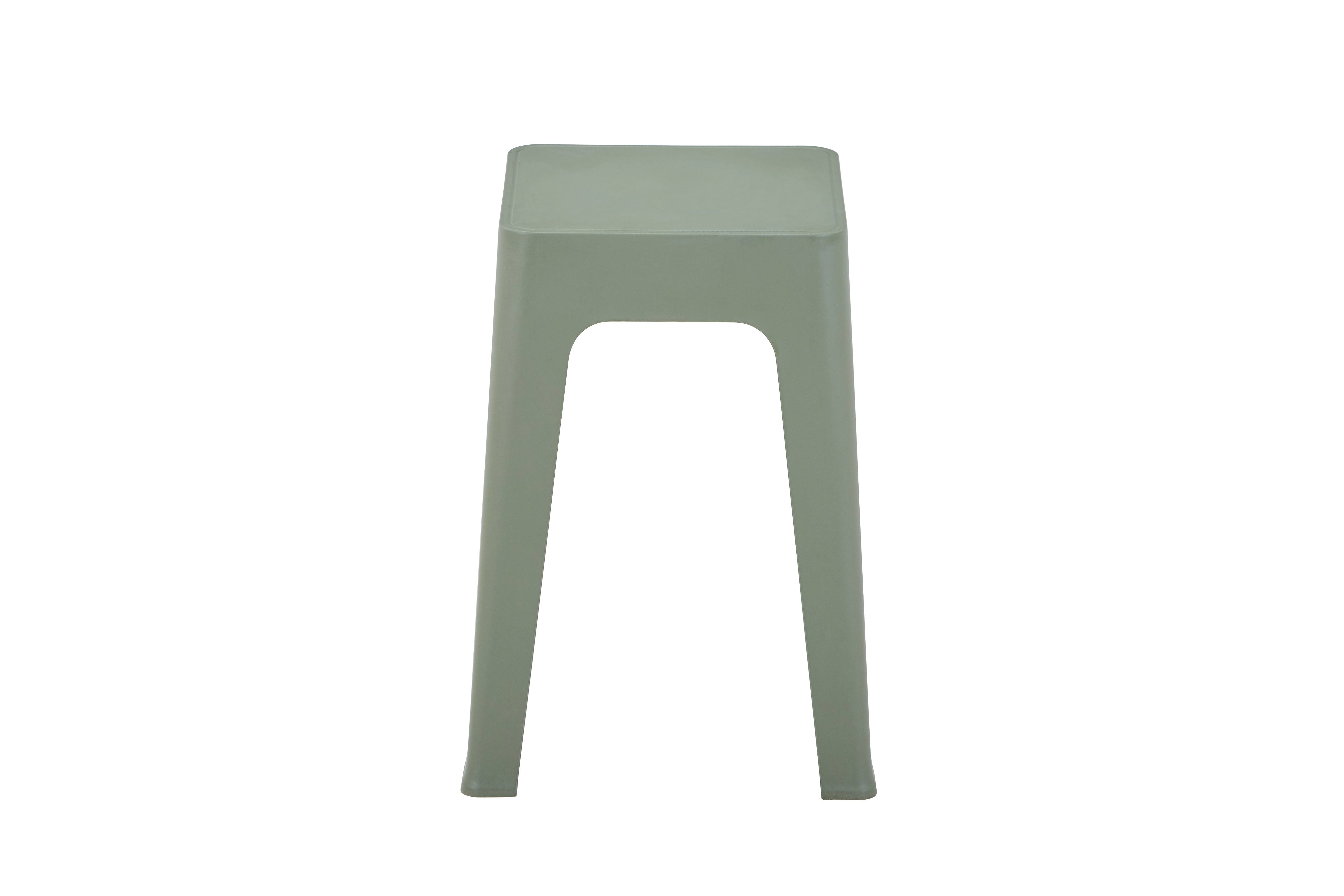 Ecloz - Tabouret de jardin résine kaki Feve ECLOZ - Image 1