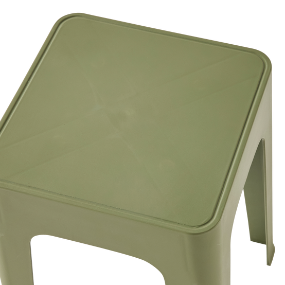 Ecloz - Tabouret de jardin résine kaki Feve ECLOZ - Image 3