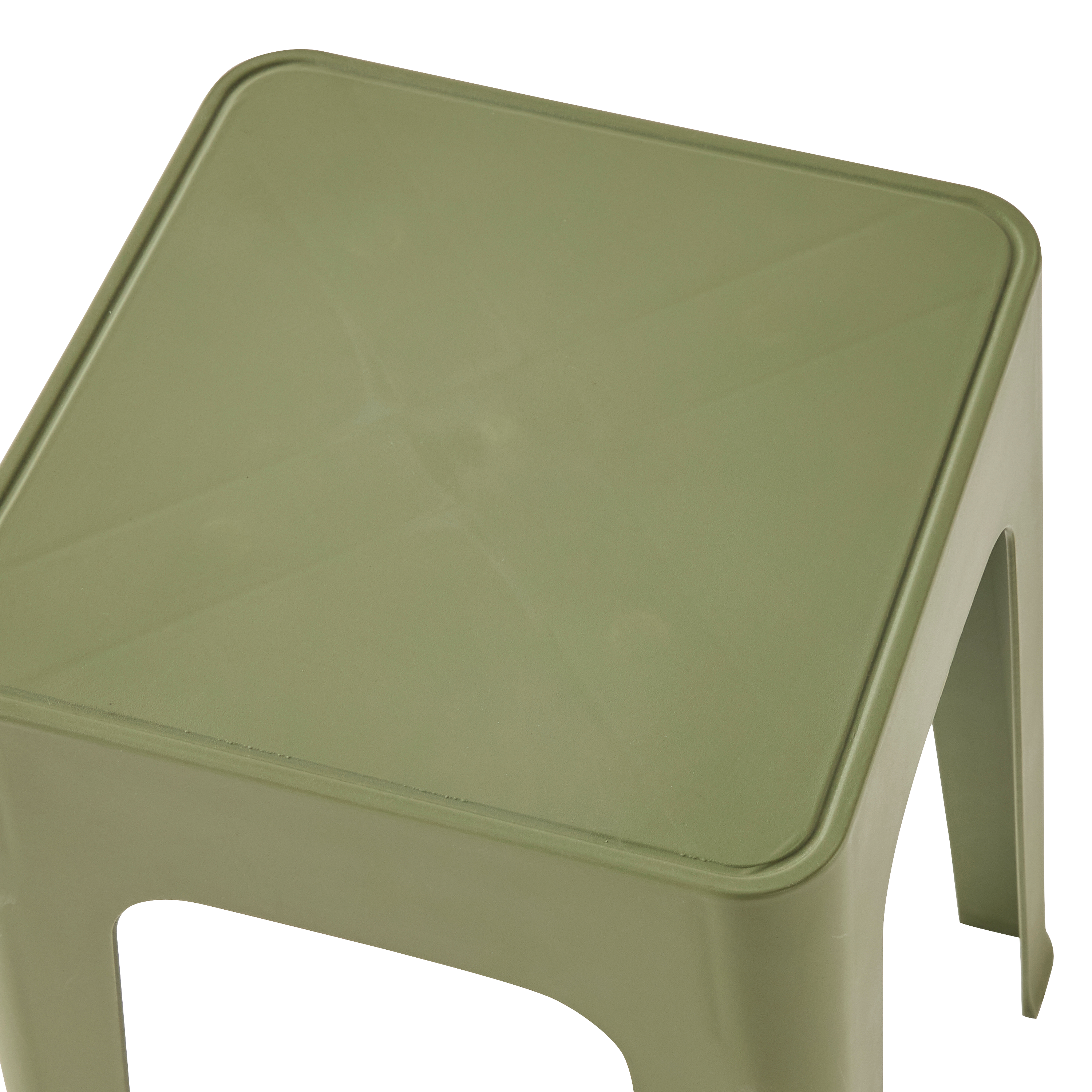 Ecloz - Tabouret de jardin résine kaki Feve ECLOZ - Image 3