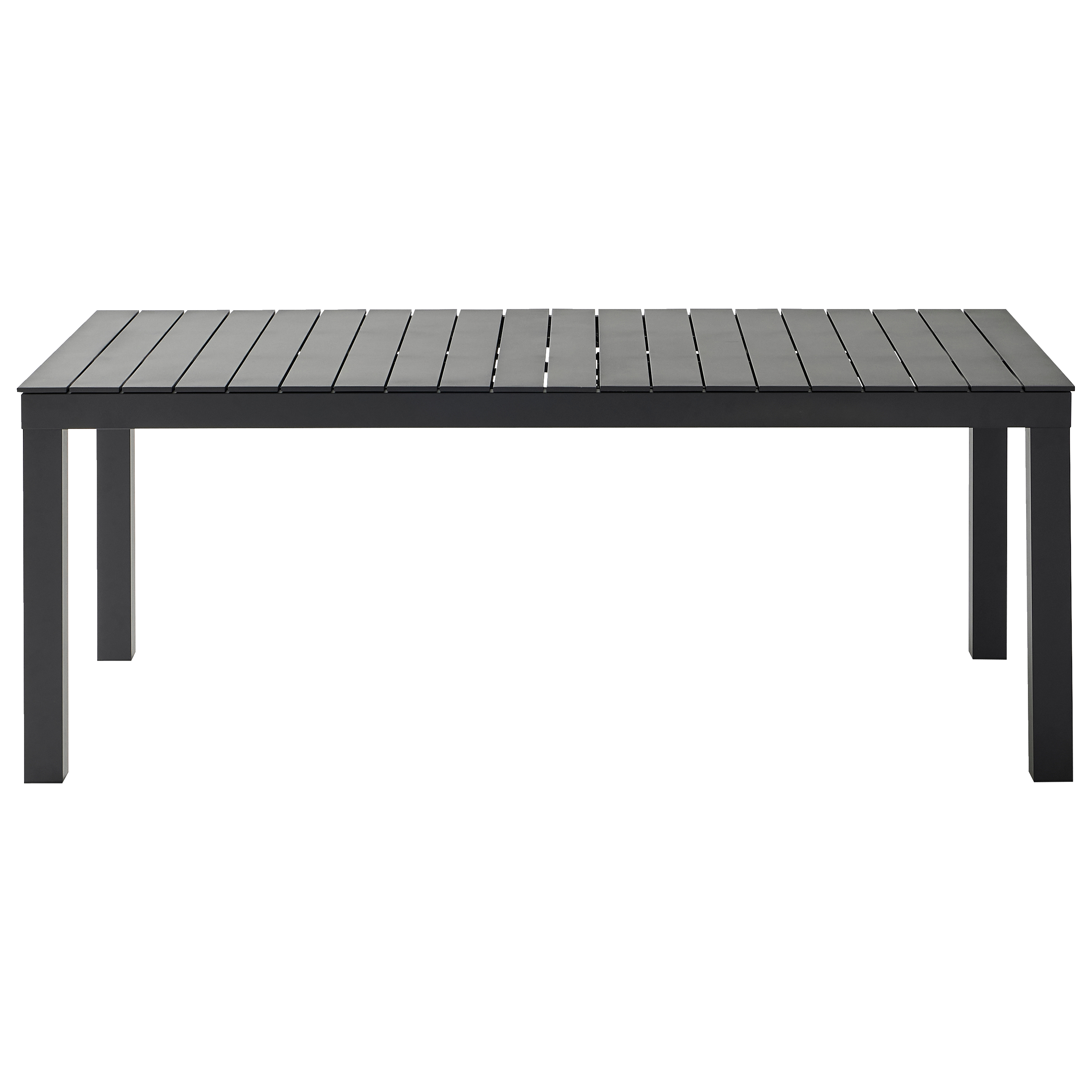 Ecloz - Table de jardin rectangulaire double extension 8/12 personnes anthracite Fileas ECLOZ - Image 10