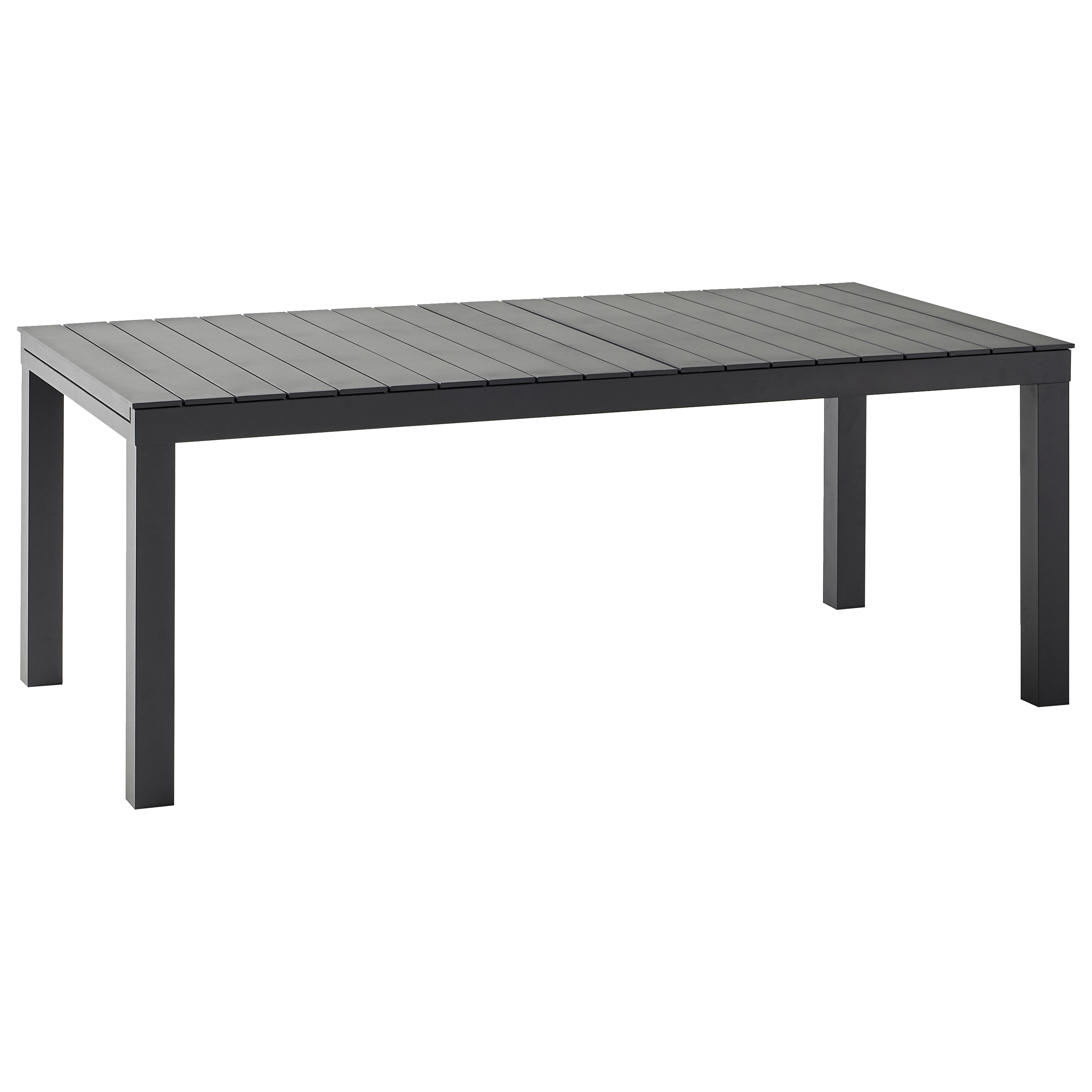 Ecloz - Table de jardin rectangulaire double extension 8/12 personnes anthracite Fileas ECLOZ - Image 7