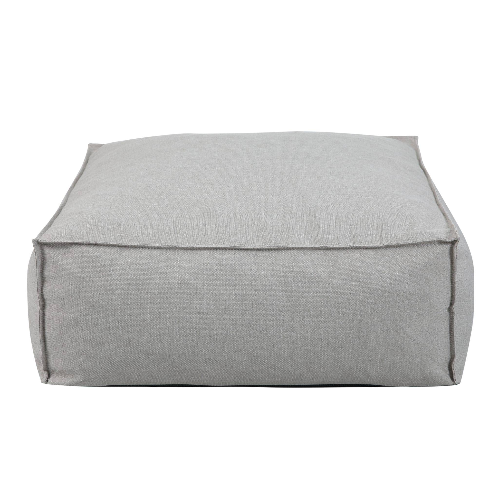 Ecloz - Pouf de jardin en tissu crème Fluffy ECLOZ - Image 2