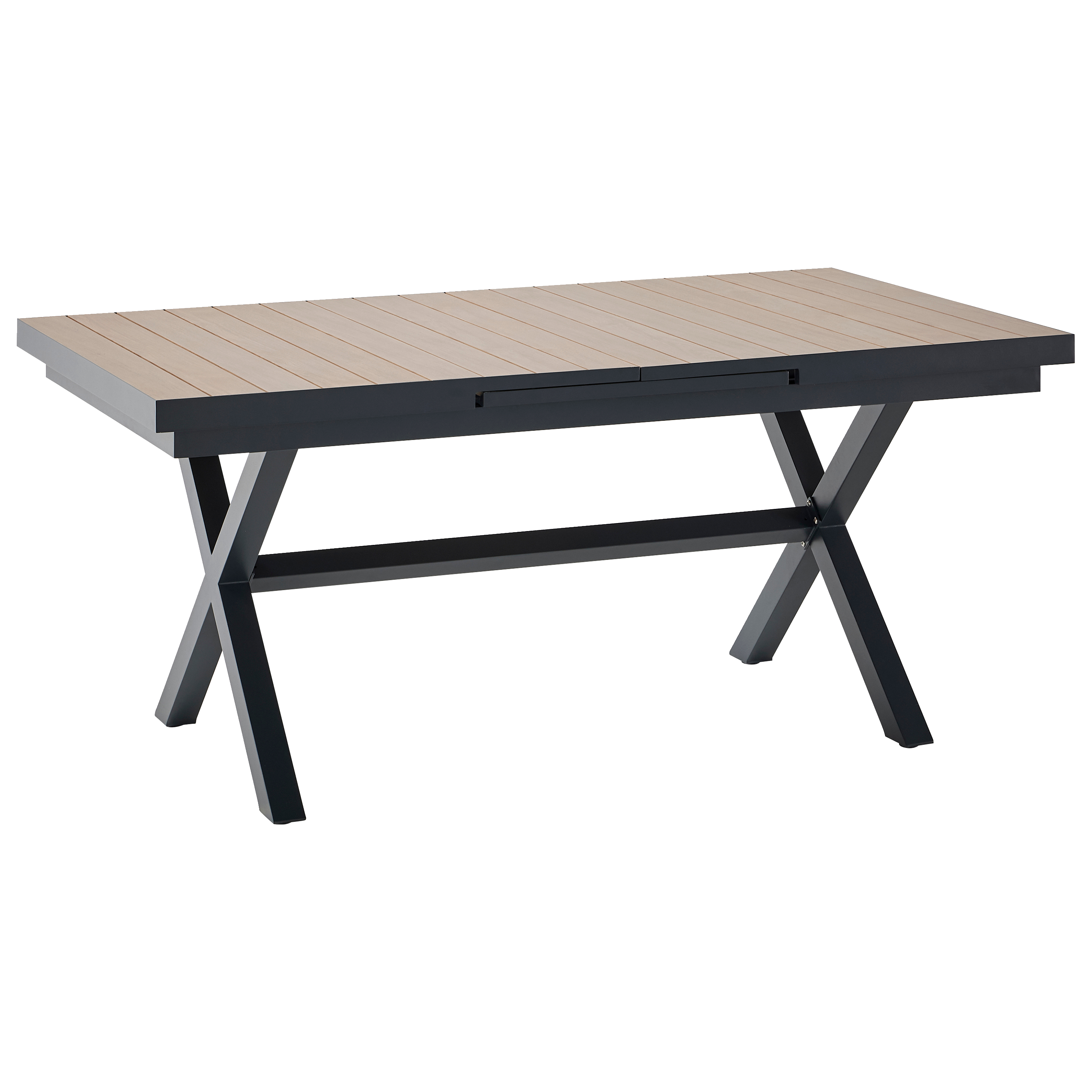Ecloz - Table de jardin rectangulaire extensible 8/10 personnes effet bois Fargo ECLOZ - Image 12
