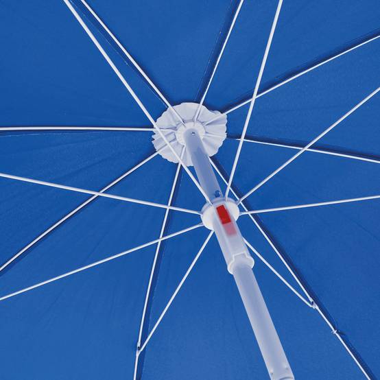 Parasol de plage rond bleu Fez ECLOZ - Image 6